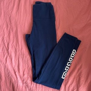 PINK Navy blue leggings
